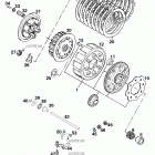 250/300 380 ENGINE Kupplung clutch 250 / 300 / 380 98