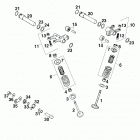 620 LC4 COMPETITION ENGINE Ventiltrieb valve drive 620 98