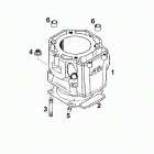 620 LC4 COMPETITION ENGINE Zylinder cylinder 620 98