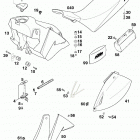 400/640 LC4 CHASSIS Tank,sitzbank,verkleidung tank,seat,cover 400 / 620 / 64...