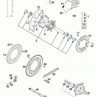 400/620 R/XC e CHASSIS Hinterrad rear wheel 400 / 620 98