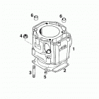 400/620 R/XC e ENGINE Zylinder cylinder 400 / 620 98
