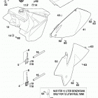 125 / 200 SX, MXC, EXC, EGS CHASSIS Tank, sitzbank, verkleidung tank,seat,cover 125-380 98