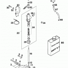 400/620 R/XC e CHASSIS Rear brake control 400 / 620 98