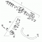 620 LC4 COMPETITION ENGINE Wasserpumpe water pump 620 98