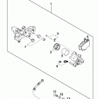 400/640 LC4 CHASSIS Bremszange hinten brake caliper rear 400 / 620 / 640 98