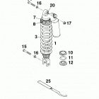 400/620 R/XC e CHASSIS Federbein white power shock absorber wp 400 / 620 98
