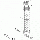 125 / 200 SX, MXC, EXC, EGS CHASSIS Federbein white power shock absorber 125-380 98