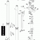 620 LC4 COMPETITION CHASSIS Telegabel wp extreme front fork wp 400 / 620 / 640 98