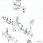620 LC4 COMPETITION ENGINE Kurbelwelle, kolben crankshaft, piston 620 98