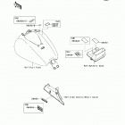 Vulcan 1700 Classic (VN1700-E9FA) Наклейки предупреждения