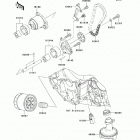 Versys (KLE650-CAF) Масляный и водяной насос. фильтр масленый