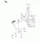 Versys (KLE650-CBF) Педаль тормоза