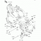 Versys (KLE650-CBF) Крепление двигателя