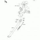 Versys (KLE650-CAF) Подножка