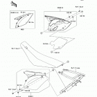 KX450F (KX450-EAF) Боковые обтекатели