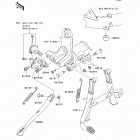 Concours 14 ABS (ZG1400-CAF) Подножка