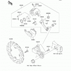 Ninja 650R (EX650-C9F) Задний тормоз
