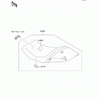 Ninja 650R (EX650-C9F) Сидение