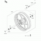 Versys (KLE650-CBF) Переднее колесо