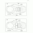 KX85 (KX85-ABF) Наклейки предупреждения