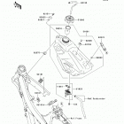 KX250F (KX250-XAFB) Топливный бак