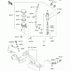Ninja 650R (EX650-C9F) Задний торм цилиндр