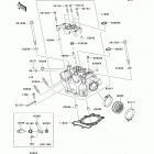 KX250F (KX250-XAFB) Головка цилиндра