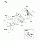 KX450F (KX450-EAF) Engine shrouds
