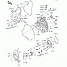 Ninja 650R (EX650-C9F) Крышки двигателя