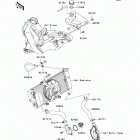 Ninja 650R (EX650-C9F) Патрубки охлаждения