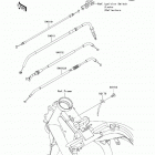 Ninja 650R (EX650-C9F) Тросы управления