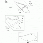 KX85 (KX85-ABF) Боковые обтекатели