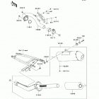 KX450F (KX450-EAF) Глушитель