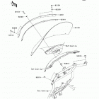 Vulcan 1700 Voyager ABS (VN1700-B9FA) Стекло ветровое