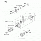 KX450F  (KX450-E9F) Коленвал