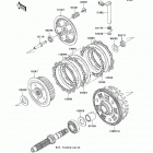 Versys (Canada Only) (KLE650-A9F) Сцепление
