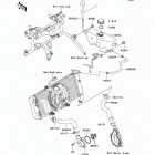 Versys (Canada Only) (KLE650-A9F) Патрубки охлаждения