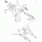 KLX110  (KLX110-A7F) Задняя подвеска