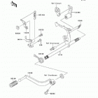 KLX110  (KLX110-A7F) Механизм переключения передач