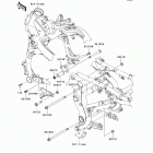 Versys (European) (KLE650-A7F) Крепление двигателя
