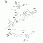 KX100  (KX100-D7F) Механизм переключения передач