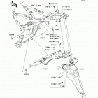 Ninja 250R (EX250-J9FA) Заднее крыло