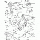 KLX140L  (KLX140-B9F) Рама ,крепежные детали
