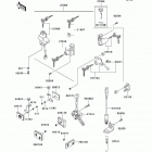 Ninja 500R (EX500-D9F) Замок зажигания
