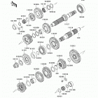 Ninja 650R (EX650-C9F) Трансмиссия