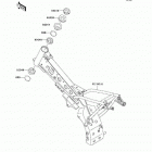 KLX110  (KLX110-A7F) Рама