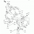 ER-6n (ER650-C9F) Крепление двигателя