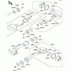 Ninja 500R (EX500-D9F) Повторитель сигналов