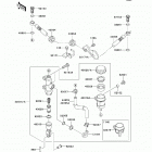 KLR650 (KL650-E9F) Задний торм цилиндр